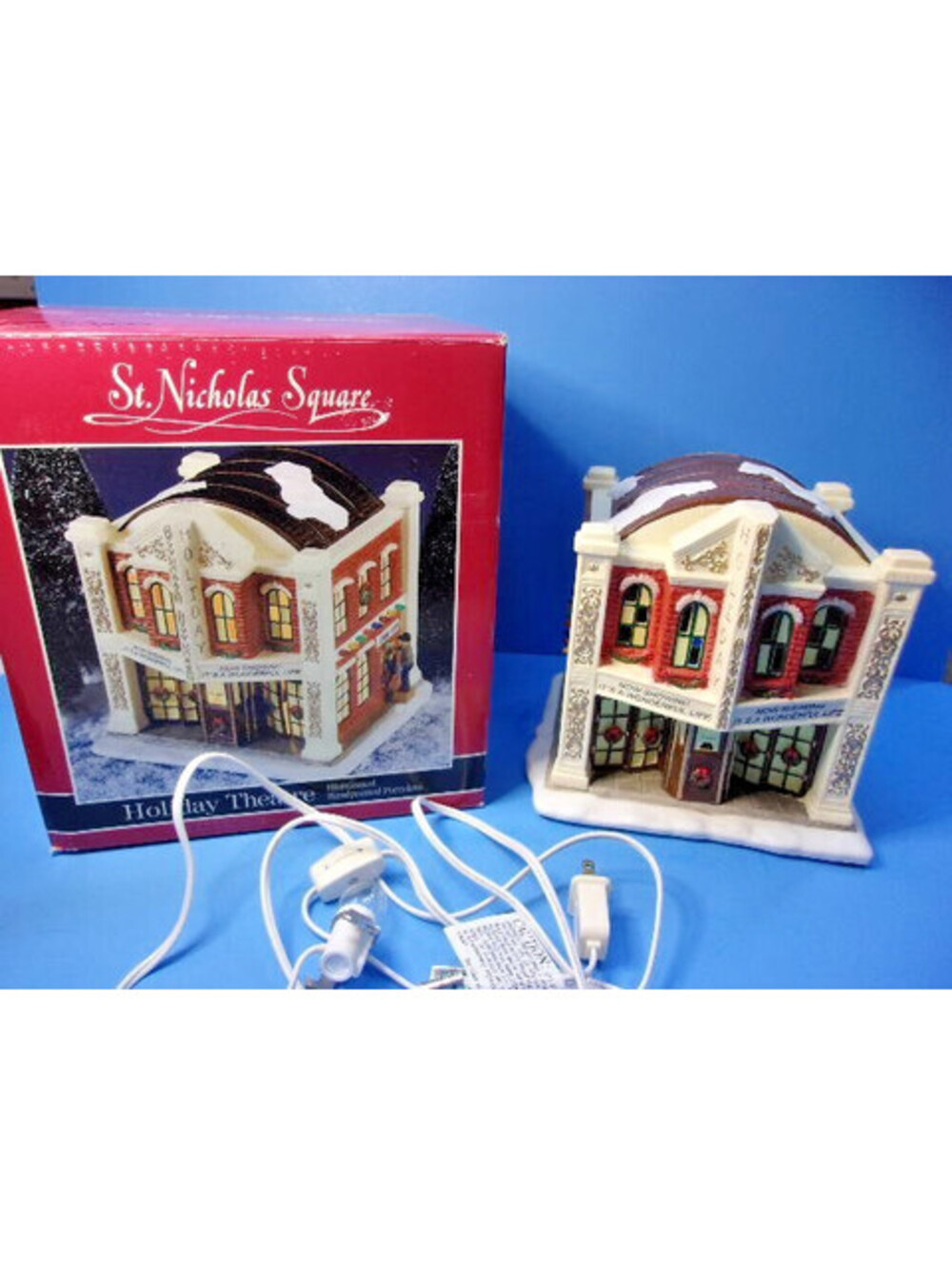 St. Nicholas Square Christmas Village HOLIDAY THEATRE It's a Wonderful Life 1999